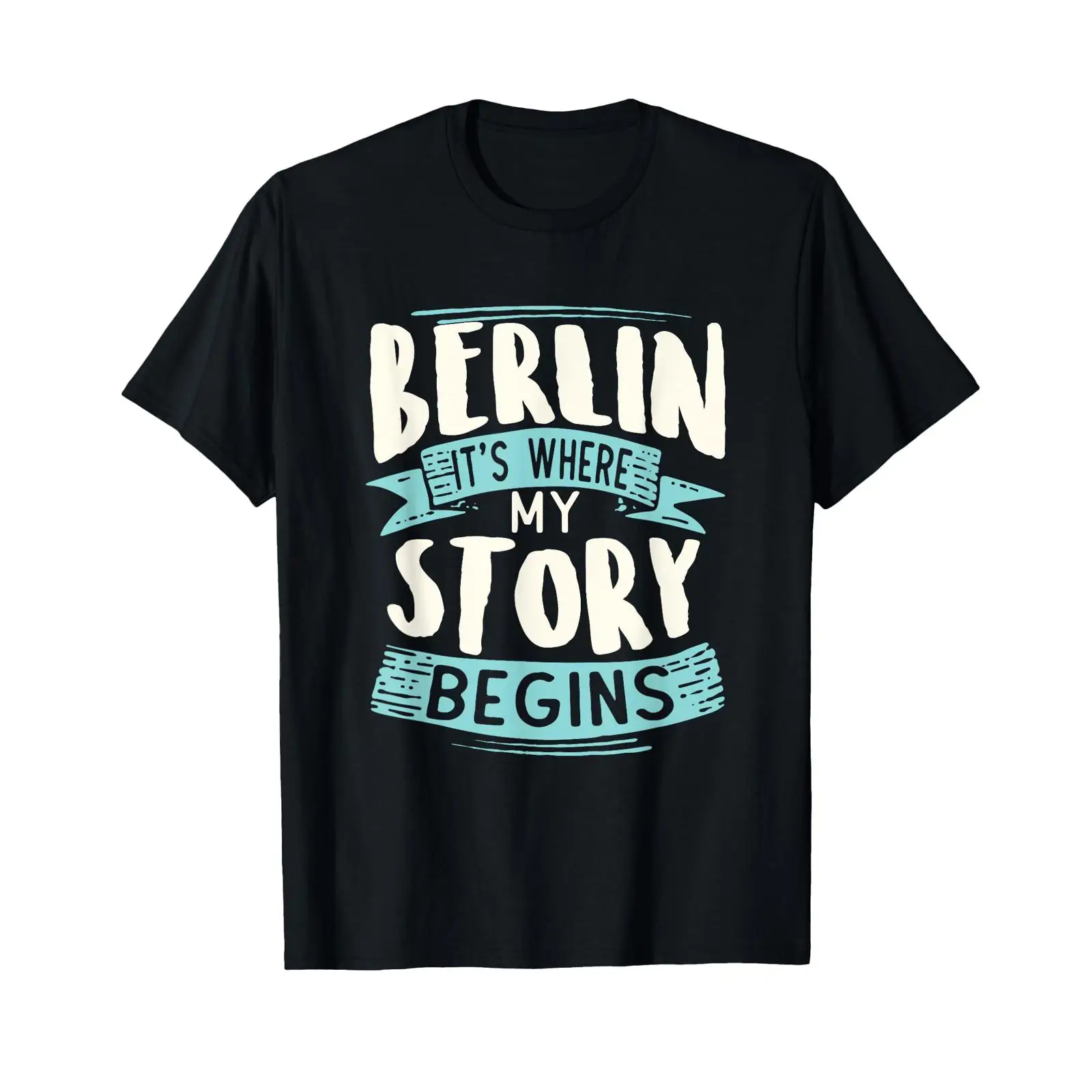 Vintage Fashion Berlin - ベルリン それは私の物語が始まる場所です ベルリナー・エア・ハイマート Tシャツ ヴィンテージ ウォッシュドグラフィック