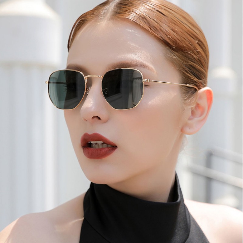 Vintage Fashion Images - ラウンド型パンクサングラス メンズ ラグジュアリーブランド デザイナー レトロサングラス レディース