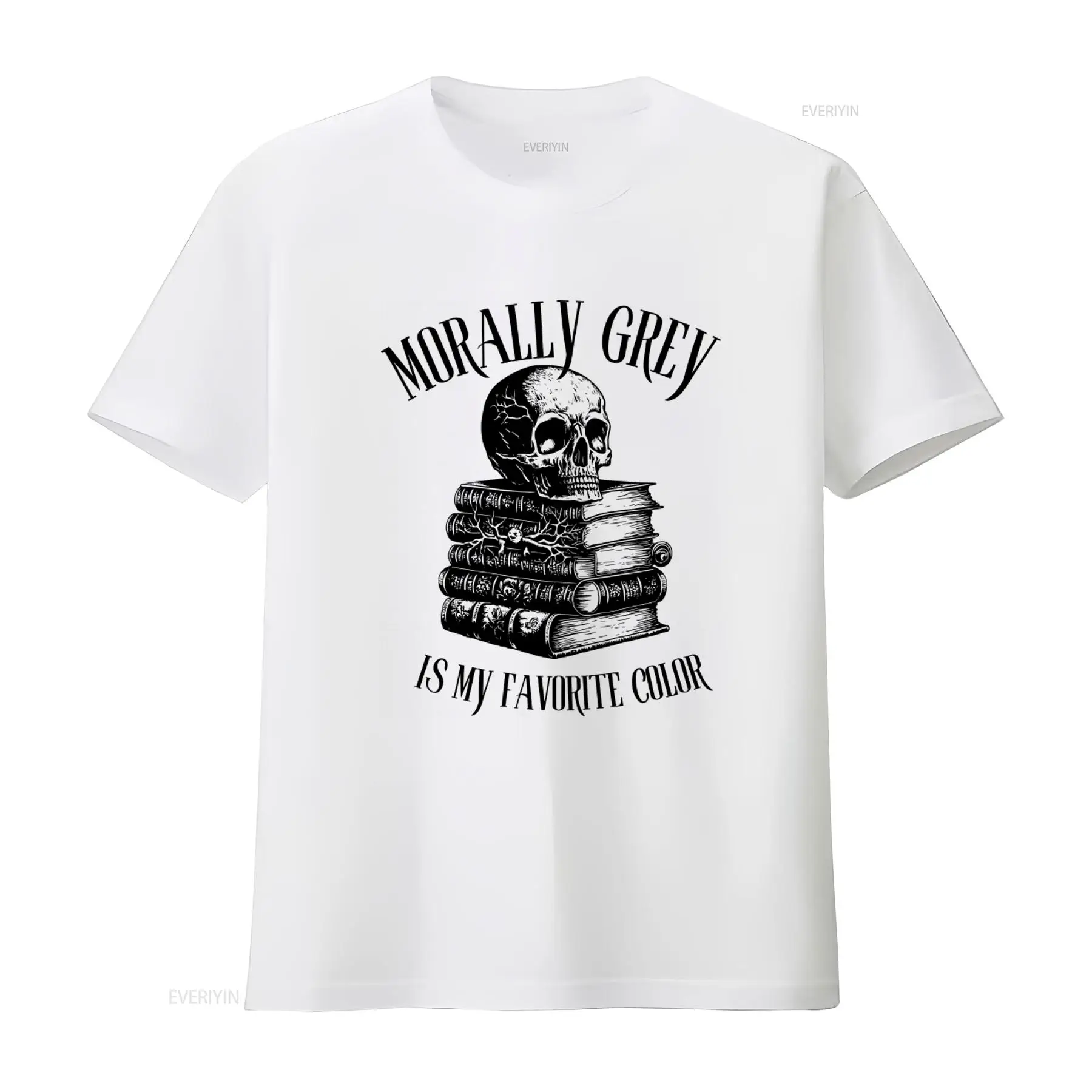 Vintage Fashion Coloring Book - モラルグレイが私の好きな色です スカルブックス Tシャツ ダークロマンス ゴシックプリント ヴィンテージ