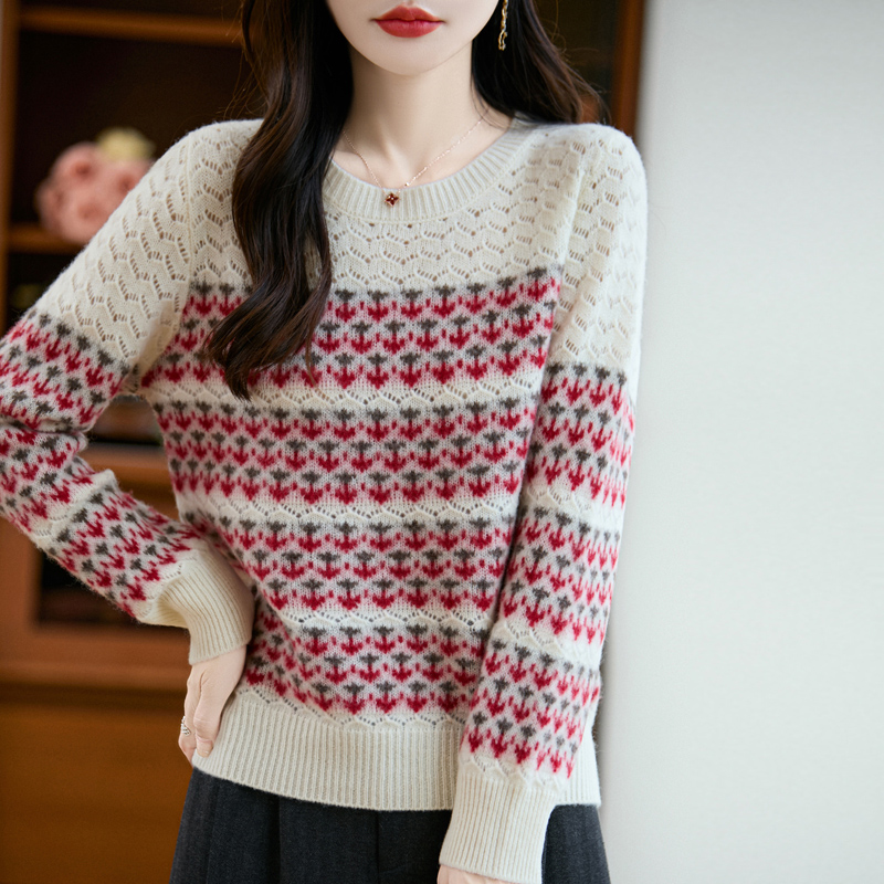 フェアアイルセータープルオーバー春秋セーター女性用ヴィンテー - Vintage Fashion Faire のレビューと価格