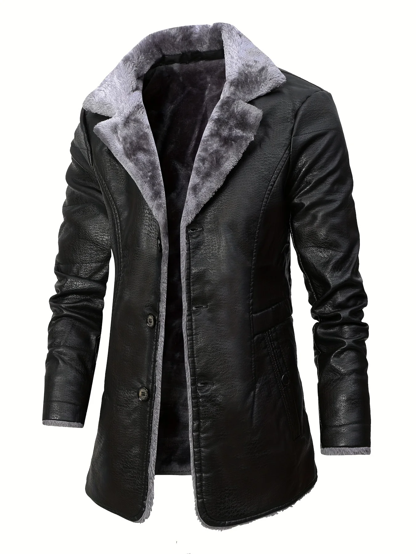 メンズミディアム丈・ロング丈PUレザージャケット、ビジネスベ - Velvet Blazer Vintage のレビューと価格