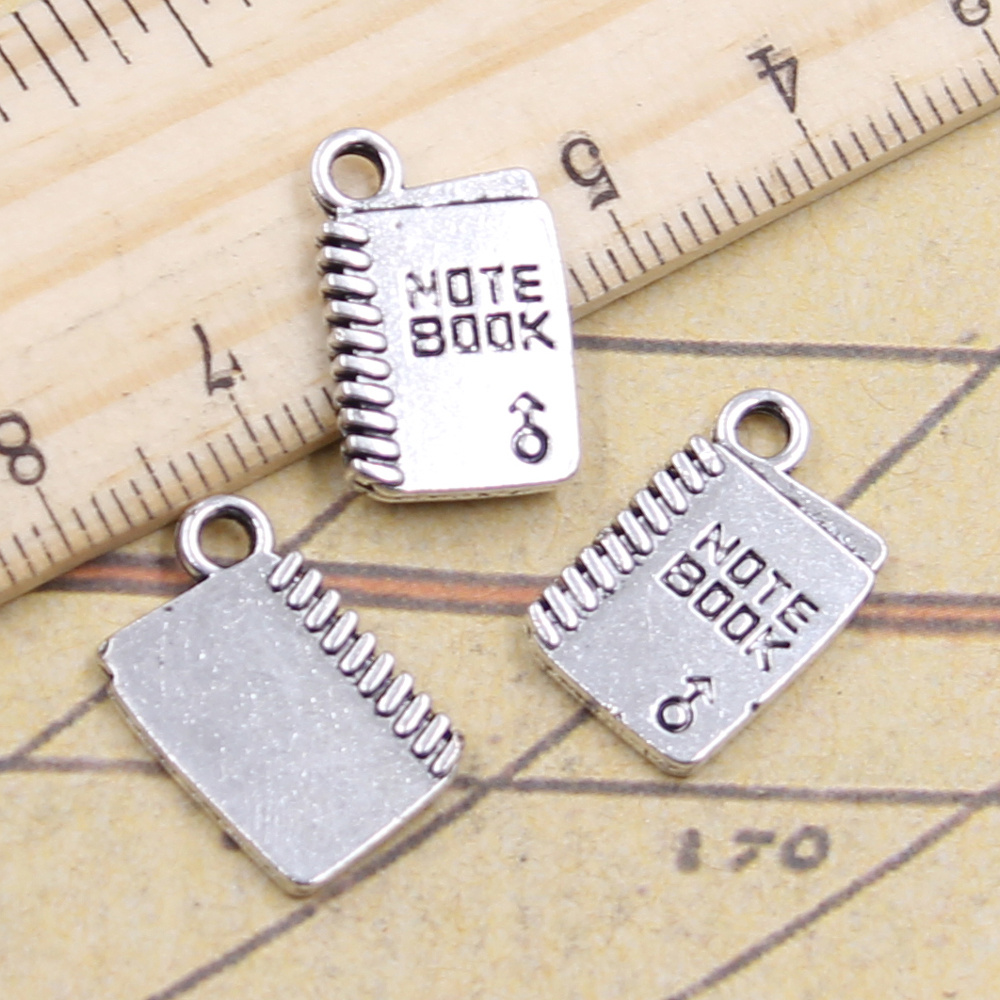 30個入り、男性向けノート型チャーム、18x12mm、チベッ - Vintage Fashion Coloring Book のレビューと価格
