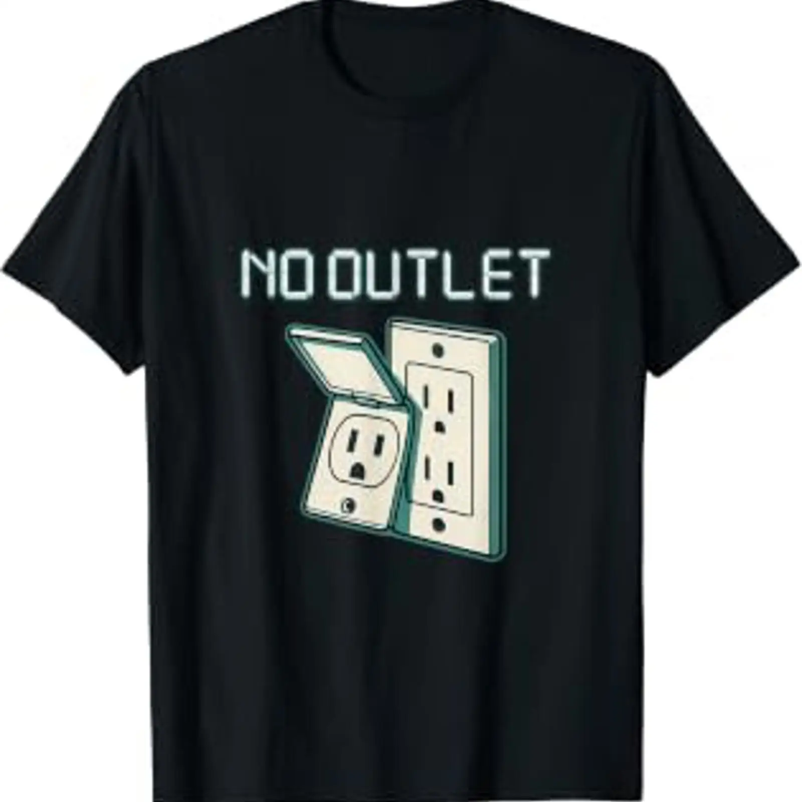 電気技師Tシャツ、NoOutlet LEDコンセントデザイン - Vintage Fashion Outlet のレビューと価格