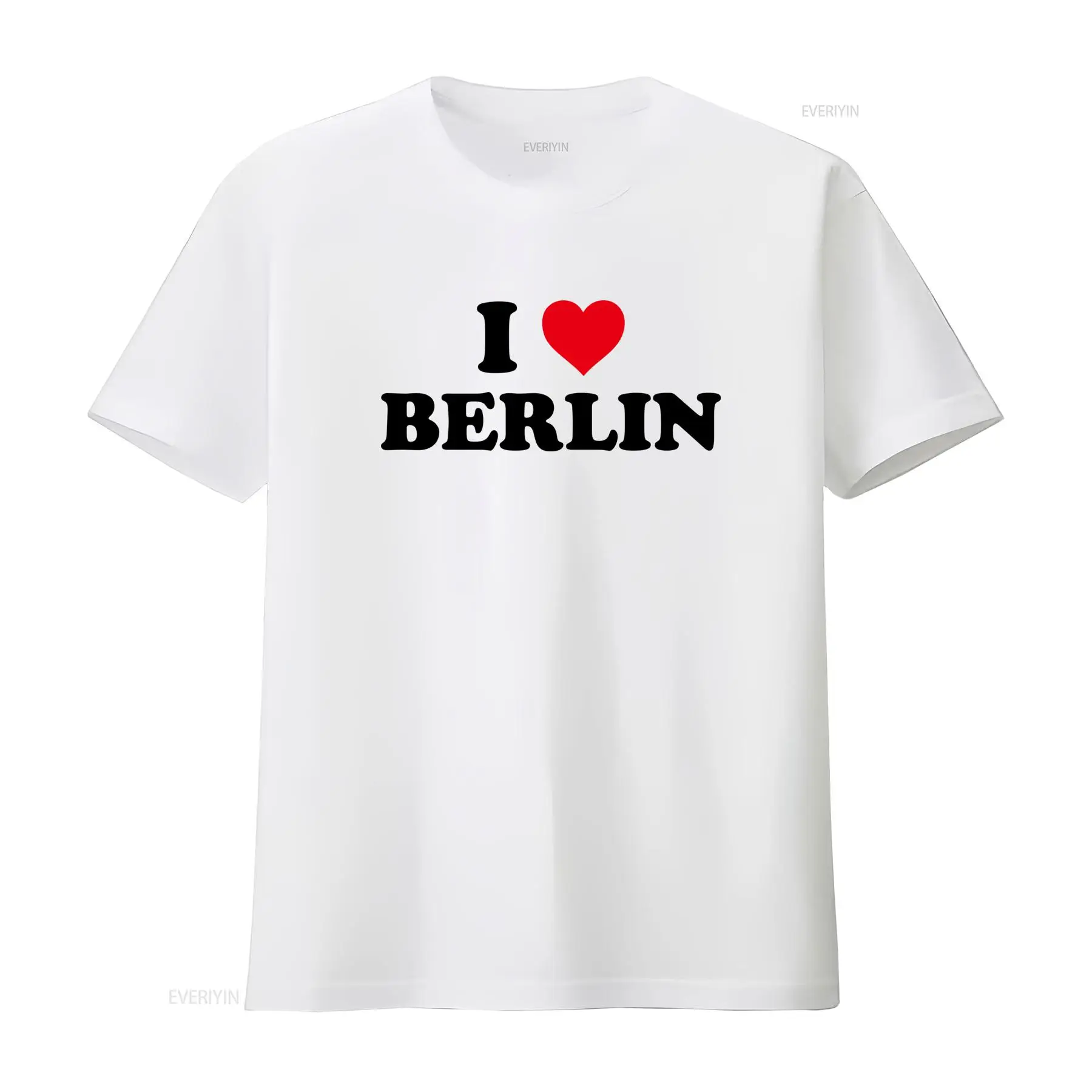スタイリッシュな「I Love Berlin」Tシャツ、ファ - Vintage Fashion Berlin のレビューと価格