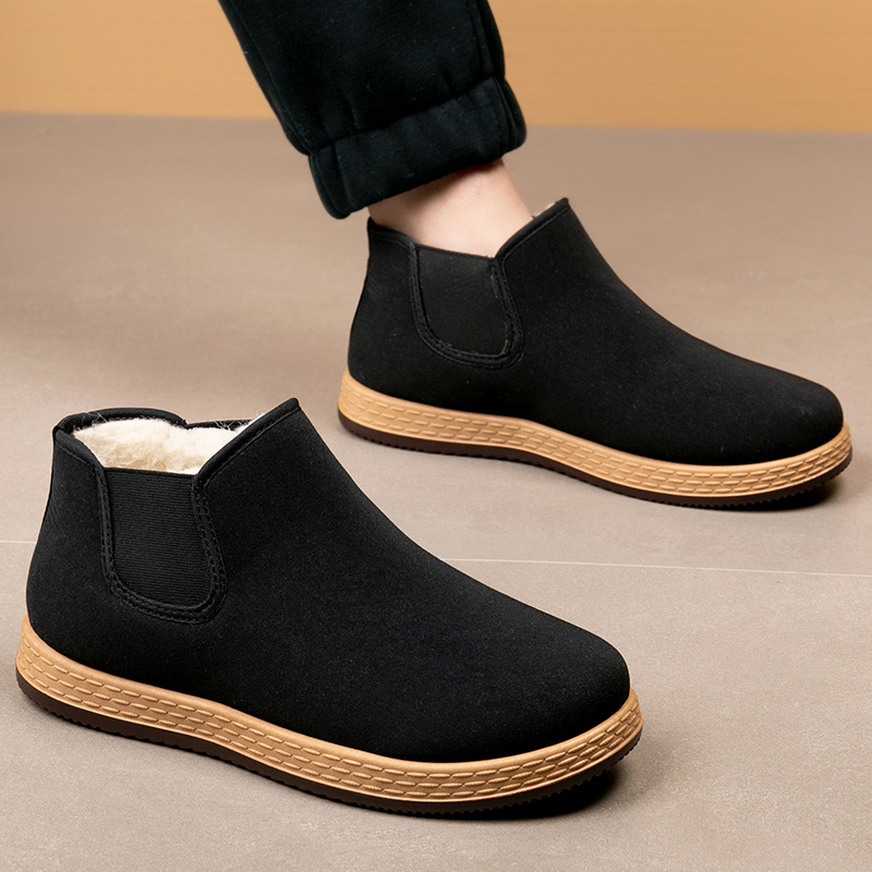 メンズコットンシューズメンズ冬新作豪華な厚みのあるファッショ - Vintage Fashion For Men のレビューと価格