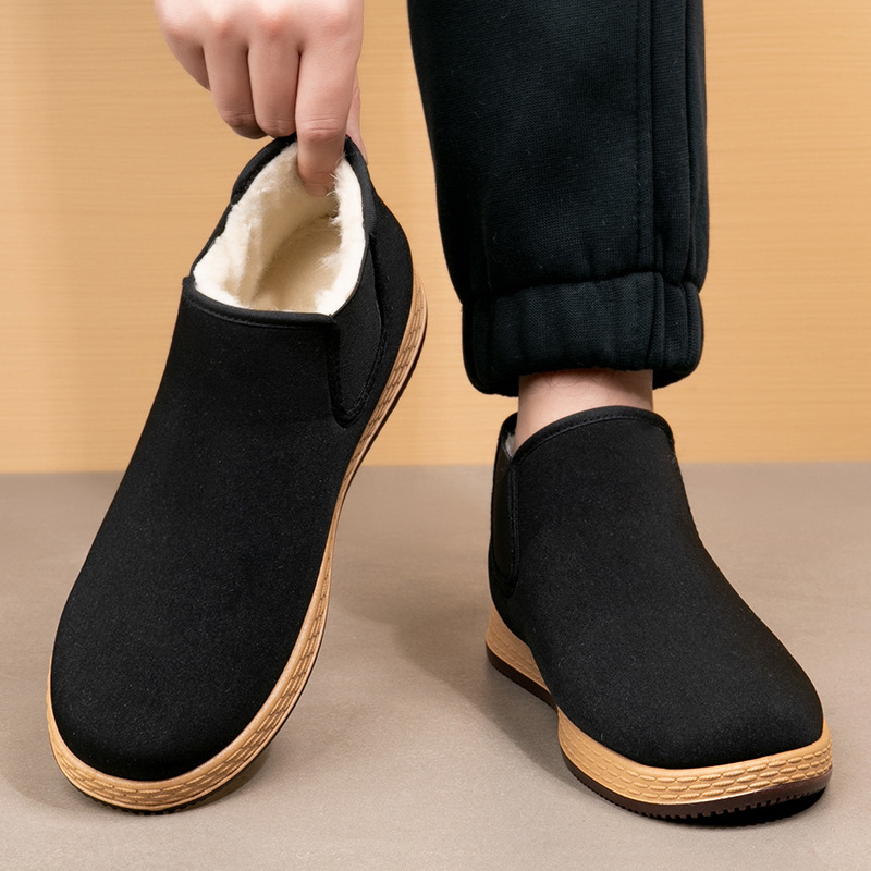 メンズコットンシューズメンズ冬新作豪華な厚みのあるファッショ - Vintage Fashion For Men のレビューと価格