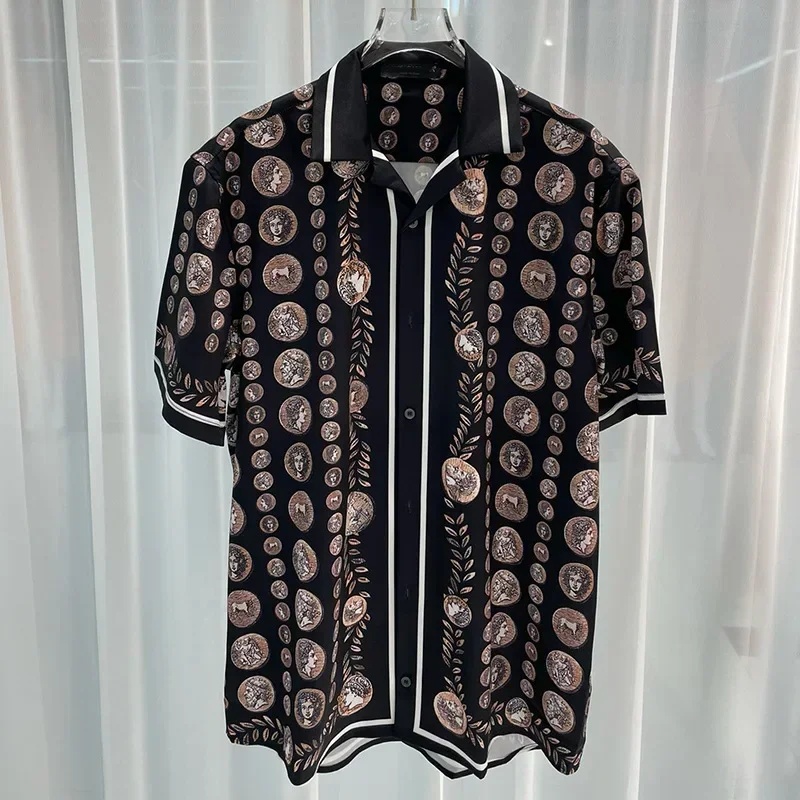 ロイヤルラグジュアリーメンズシャツセット ヴィンテージ柄キャ - Vintage Fashion For Men のレビューと価格